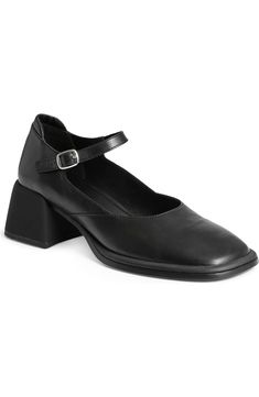 Vagabond Shoemakers Ansie Square Toe Mary Jane Pump (Women) | Nordstrom Mary Janes Heels, Square Toe Mary Jane, Black Mary Janes, Vagabond Shoemakers, Mary Jane Pumps, Mary Jane Heels, Low Heels, Women's Pumps, Mary Janes