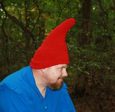 Hey, I found this really awesome Etsy listing at https://www.etsy.com/listing/97148921/gnome-hat-adult-size-ready-to-ship-red Crochet Gnome Hat, Partner Costumes, Gnome Hats, Gnome Costume, Beard Costume, Weird Birds, Crochet Gnome, Spring Night, Gnome Hat