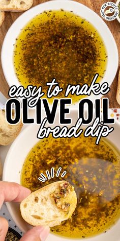 easy to make olive oil bread dip recipe