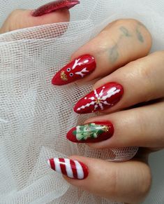 #nailart #noel