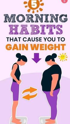 Get to see the wonders of how a person tend to gain weight due to some drastic habits. Morning Habits, To Gain Weight, Fad Diets, Lean Body, Gain Weight, Fat Burning Foods, Cooking Show, Sweet Taste, Nutrient Dense