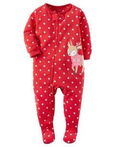 1-Piece Fleece Christmas PJs Fleece Pjs, Jumpsuit Outfits, Play Outfit, Footie Pajamas, Pixie Styles