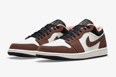 Jordan 1 Low Mocha, Logo Wings, Nike X Travis Scott, Low Air Jordan 1, Jordan Model, Nike Air Jordan 1 Low, Converse Run Star, Adidas Spezial, Jordan Sneakers