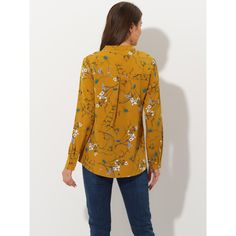 This floral-printed blouse will see you through the season in style. Floral prints and the boy's silhouette go into your wardrobe with this shirt which is softened with long sleeves and a floaty shape. In a pretty floral print, this long-sleeve blouse provides an option that could be dressed smartly for work or made casual for the weekend. With a button front and a classic collar, this blouse could be paired with your jeans or tucked into wide-leg culottes for a versatile look. Boy Silhouette, Chiffon Wrap, Cowl Neck Long Sleeve, Sleeve Packaging, Womens Clothing Sizes, Chic Woman, Shop Blouses, Floral Printed, Printed Blouse