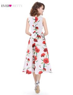 FREE SHIPPING Homecoming Dresses Ever Pretty Summer A-line Satin Vestidos Coctel Floral Printed Sleeveless Cheap Short Party Gown JKP3006 Spring Banquet Sleeveless Maxi Dress, Sleeveless Maxi Dress For Spring Banquet, White Sleeveless Dress For Summer Banquets, White Sleeveless Dress For Summer Banquet, Sleeveless Fit And Flare Prom Midi Dress, Sleeveless Dresses For Garden Party And Prom Season, Sleeveless Fit And Flare Midi Dress For Garden Party, Summer Banquet Sleeveless Midi Dress, Sleeveless Summer Midi Dress For Banquet