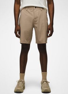 These moisture-wicking shorts are made for days when you're moving between land and water. Bermuda Bottoms With Built-in Shorts For Outdoor, Moisture-wicking Cotton Short Leg Bottoms, Relaxed Fit Bermuda Shorts For Outdoor, 4-way Stretch Cotton Short Bottoms, Casual Shorts With 5-inch Inseam For Outdoor, Relaxed Fit Outdoor Bottoms With Short Legs, Relaxed Fit Bottoms For Outdoor With Short Leg, Relaxed Fit Bottoms With Short Leg For Outdoor, Dark Khaki