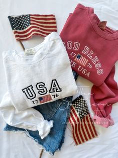 Please note current processing times when ordering. Cancellations are not accepted once an order reaches its 7th day of processing. -Unisex sizing, refer to the size chart -EMBROIDERED design Please reach out with any questions :) Patriotic White Cotton Sweatshirt, Patriotic Cotton Sweatshirt With American Flag Print, Patriotic Cotton Sweatshirt With Letter Print, Patriotic Cotton Sweatshirt With Relaxed Fit, Long Sleeve American Style Cotton Sweatshirt, American Style Cotton Long Sleeve Sweatshirt, Fall Cotton Tops Made In Usa, 4th Of July Cotton Crew Neck Sweatshirt, Patriotic Fall Tops With Letter Print