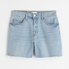 + Condition: Great , Never Worn + Description: Zips & Buttons In Front, Pockets In Front & Back + Size: 10 + Fit: High Waist, True To Size, No Stretch H&m Cotton Jeans For Summer, H&m Mid-rise Jeans For Summer, H&m High Rise Jeans For Summer, Casual H&m Jeans Shorts, H&m Short Casual Jeans, H&m Mid-rise Summer Jeans, Summer Denim Blue Jeans By H&m, H&m Summer Cotton Jeans, H&m Summer Denim Blue Jeans