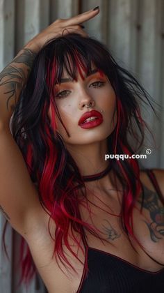 Dip Dye Hair, Hair Color Techniques, Hair Dye Colors, Red Hair Color, Hair Color Balayage, Hair Color Trends