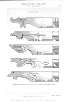 four different types of knives are shown in this diagram