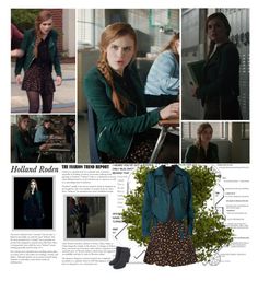 an article in the magazine features photos of people and their outfits, including a woman with red hair