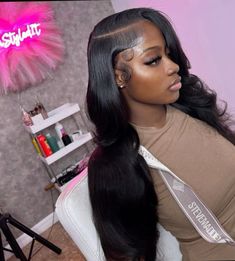 Fine Hairstyles, Bombshell Curls, Quick Weaves, Braided Hairstyles For Black Women Cornrows, Middle Part Hairstyles, Children Hair, Hair Curls, Barbie Hair