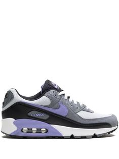 grey/black/lavender purple calf suede mesh panelling signature Swoosh logo detail appliqué logo round toe front lace-up fastening logo patch at the tongue branded insole rubber sole with Max Air cushioning Release date: June 28, 2023 These styles are supplied by a premium and authenticated sneaker marketplace. Stocking only the most sought-after footwear, they source and curate some of the most hard to find sneakers from around the world. Lavender Sneakers, Air Max 90 Outfit, Purple Sneakers, Round Logo, Grey Sneakers, Swoosh Logo, Sneakers Grey, Lavender Purple, Nike Air Max 90