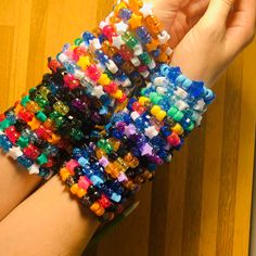 Kandi Jewelry, Edc Festival, Rave Bracelets, Pulseras Kandi, Diy Kandi Bracelets, Festival Bracelets, Diy Kandi, Kandi Kid, Candy Bracelet