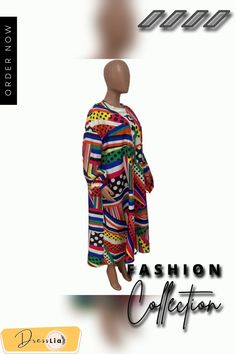 Autumn Fashion Pattern Print Elegant Loose Lantern Long Sleeves Women Street Wear Long Coat Multicolor Geometric Pattern Long Sleeve Outerwear, Casual Spring Outerwear With Geometric Pattern, Casual Spring Outerwear With Abstract Print, Spring Outerwear With Abstract Print And Long Sleeves, Spring Long Sleeve Outerwear With Abstract Print, Chic Multicolor Patchwork Outerwear, Multicolor Graphic Print Outerwear For Summer, Multicolor Graphic Print Summer Outerwear, Casual Fall Outerwear With Abstract Print