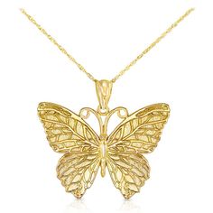 Solid 14k Gold Butterfly Pendant Necklace Gold Pendant Necklace Unique, 14k Yellow Gold Butterfly Pendant Necklace, 14k Yellow Gold Necklace With Butterfly Charm, 14k White Gold Butterfly-shaped Jewelry, 14k White Gold Butterfly Jewelry, 14k Yellow Gold Jewelry With Butterfly Charm, 14k Gold Butterfly Jewelry For Formal Occasions, Fine Jewelry Butterfly-shaped Yellow Gold Jewelry, Fine Jewelry Yellow Gold Butterfly