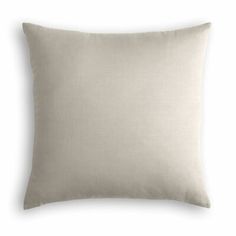 a light gray pillow on a white background