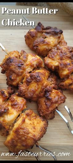 Peanut butter flavor in grilled chicken made in air fryer Grilled Chicken Recipes In Air Fryer, Peanut Butter Chicken Skewers, Chicken Fritters Recipe Air Fryer, Grilled Peanut Butter Chicken, Easy Peanut Butter Chicken, Best Air Fryer Chicken Recipes, Peanut Butter Fried Chicken, Air Fryer Butter Chicken, Airfryer Protein Recipes