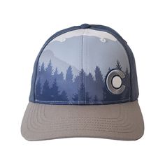 Looking for a new addition to your Colorado Hat collection that is a little different than what you already have? Our new Alpine Snapback hat features a Colorado Rocky Mountain / treeline silhouette in an indigo, white and gray color scheme, topped off with a Colorado Flag C. If you want a hat that combines several great elements of our epic state in a nice, clean color scheme that isn't too loud, this is a perfect Colorado hat for you. Buy now and rep Colorado with style!! This hat is built wit Gray Six-panel Hats For Outdoor Activities, Gray Flat Brim Hat For Outdoor Activities, Gray Curved Bill Hat For Outdoor, Gray Snapback Hat With Curved Brim For Outdoor, Gray Fitted Hat With Curved Bill For Outdoor, Gray Snapback Hat With Curved Bill For Outdoor, Treeline Silhouette, One Size Snapback Adventure Hat, Multicolor 5-panel Snapback Hat One Size