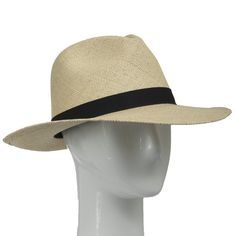 Classic Adjustable Summer Hat, Brimmed Beige Panama Hat For Travel, Beige Brimmed Panama Hat For Travel, Classic Brimmed Hats For Vacation, Beige Fedora With Short Brim For Travel, Beige Short Brim Fedora For Travel, Beige Panama Hat With Short Brim For Travel, Classic Flat Brim Sun Hat For Travel, Beige Panama Hat With Curved Brim For Travel