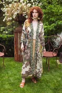 Love Grows Wild Bamboo Kimono Duster – ititaboutique Wild Bees, Earthly Delights, Garden Of Earthly Delights, Seed Catalogs, Kimono Duster, Enchanted Garden, Floral Kimono, Botanical Print, Bohemian Clothes