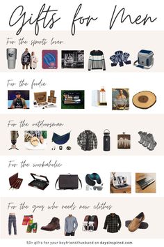 the ultimate gift guide for men is here to help you find what's in your bag