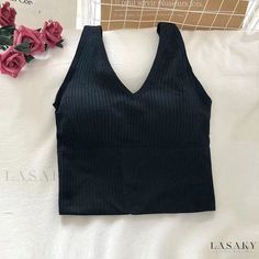 Lasaky - Seamless Push-Up Tank Top with Chest Wrapping, Anti-Slip, Anti-Sag, and Breathable Sports Undergarment Padded Camisole, Small Jeans, Wireless Sports Bra, Sports Bra Pattern, Khaki Fashion, Vanilla Girl, Spring Clothes, Navy Fashion, Active Wear Outfits