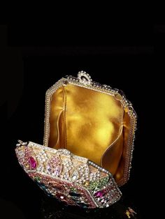 BirdinBag - Stylish Mini Box Bag with Rhinestone Embellishment and Elegant Chain Strap Elegant Multicolor Clutch With Rhinestones, Elegant Multicolor Rhinestone Bags, Multicolor Rhinestone Evening Bag For Events, Luxury Multicolor Bags With Rhinestones, Glamorous Multicolor Bags For Formal Occasions, Elegant Multicolor Evening Bag, Rectangular Crystal Embellished Bags, Glamorous Multicolor Evening Bag For Formal Occasions, Handheld Shoulder Bag With Rhinestones As Gift