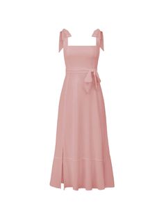 Make a daring statement in our AVIANCA Shoulder Tie Bridal Midi Dress in soft mauve. This alluring bridal inspired midi dress features the signature AVIANCA shoulder tie detailing and rich claret fabric with a delicate shimmer, creating a sophisticated and exclusive look for the fashion-forward bride. Crafted with a luxurious feel, this dress is sure to dazzle on your special day or wedding guests. Size Guide: Model is 5’6” tall, and has a 33.4” bust, 26.5” waist, & 34.6” hips. She is wearing a