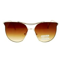 Women's unique retro fashion butterfly sunglasses. (8556) Size: one size.  Color: Gold.  Gender: female.  Age Group: adult. Gold Tinted Cat Eye Sunglasses For Summer, Retro Brown Aviator Sunglasses For Summer, Gold Cat Eye Sunglasses With Polarized Lenses For Summer, Gold Polarized Cat Eye Sunglasses For Summer, Gold Cat Eye Polarized Sunglasses For Summer, Gold Summer Sunglasses With Uv Protection, Gold Mirrored Cat Eye Sunglasses For Summer, Summer Gold Cat Eye Sunglasses With Uv Protection, Vintage Shield Sunglasses For Beach In Summer