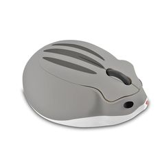 a computer mouse sitting on top of a white surface