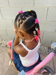 Kids Ponytail Hairstyles Black Natural, Black Kids Hairstyles Girls Easy, Toddler Girl Hairstyles African American, Toddler Girl Hairstyles Black, Hairstyles For Little Black Girls Easy, Easy Toddler Hairstyles Black, Toddler Hairstyles Girl Black, Little Black Girls Hairstyles For Kids, Toddler Hairstyles Girl African American