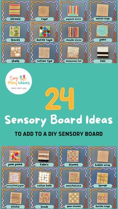 Discover 24 fantastic sensory board ideas to stimulate your child's senses and boost their development. From textured fabrics to bumpy sticks, these DIY sensory items will provide hours of exploration and fun! Texture Sensory Board, Sensory Board For Infants, Cardboard Sensory Board, Sensory Pad Diy, Sensory Boards Diy, Sensory Texture Board, Tactile Bulletin Board Ideas, Diy Sensory Boards Baby, Infant Sensory Board