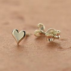 Sterling Silver Tiny Heart Post Earrings Tiny Heart Earrings, Cleaning Silver Jewelry, Monogram Jewelry, Tiny Stud Earrings, Etsy Favorites, Tiny Heart, Heart Studs, Heart Earrings Studs, Say I Love You