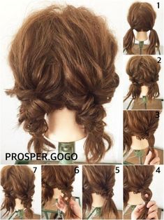 Short Cute Hairstyles, Pigtail Hairstyles, Peinados Fáciles Para Cabello Corto, Hair Stylies, Penteado Cabelo Curto, Hair Reference, Cut My Hair, Hair Inspo Color, Aesthetic Hair