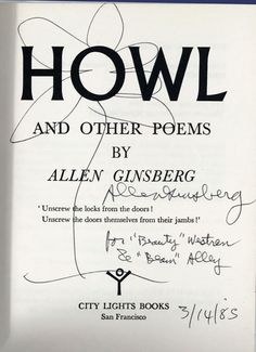 the front cover of a book with writing on it