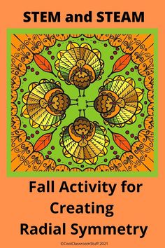 A circular design using turkeys and fall leaves. Kids Engineering Projects, Thanksgiving Art Projects, Art And Math, Art Sub Lessons, Radial Symmetry, Symmetry Drawing, Art Sub Plans, Drawing Activity, Art Tablet