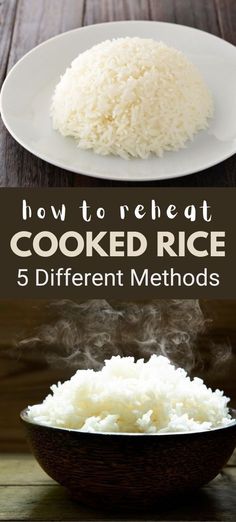 how to cook cooked rice in 5 different method