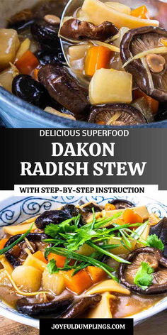 delicious superfood dakon radish stew with step - by - step instructions