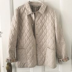 Burberry Quilted Jacket. Great Condition! Love Love Love This Jacket I Am Only Selling It Because It Is Too Big On Me Now. Great Fit And Color. Classic. Jackets For Women Winter, Burberry Quilted Jacket, Fashion Man, Burberry Jacket, Love Love Love, Me Now, Love Love, Quilted Jacket, Burberry