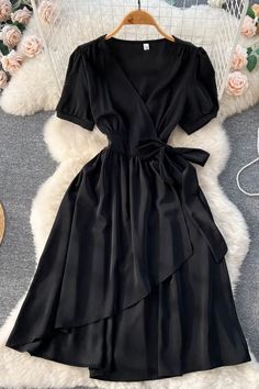 Closure Type: PulloverNeckline: V-NeckDresses Length: Mid-CalfSleeve Length(cm): ShortPattern Type: SolidMaterial: PolyesterGender: WOMENElasticity: Slight Strech Size (cm): Length Bust Sleeve Waist One Size 95 88 23 74 A Line Long Dress, Long Dresses Elegant, Bodycon Casual, Bodycon Tops, Dress Women Elegant, Women Long Dresses, Bandage Dress, Mesh Dress, Velvet Dress