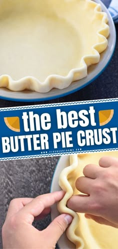 the best butter pie crust recipe is here