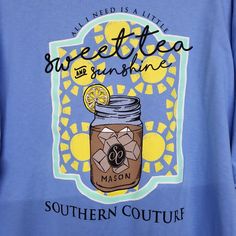 Ivory Ella, Southern Girl, Concert Shirts, Couture Tops, Blue T Shirt, Closet Fashion