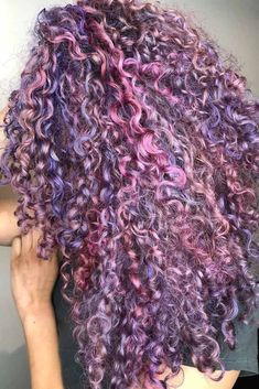 50 Cosmic Dark Purple Hair Hues For The New Image | LoveHairStyles Curly Hair Color Ideas, Dark Purple Hair Color, Curly Hair Color, Dark Purple Hair, Long Hair Tips, Glossy Hair