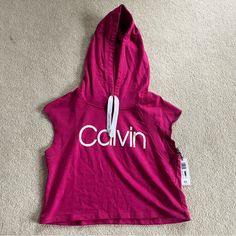 Calvin Klein Performance Women’s Fuchsia Crop Sleeveless Drawstring Hoodie Nwt In Size Large. Never Worn. 60% Cotton, 40% Polyester. *See Photos For Any Additional Information* Calvin Klein Hoodie With Drawstring Hood For Winter, Grey Hoodies Womens, Calvin Klein Winter Hoodie With Drawstring Hood, Casual Calvin Klein Hooded Hoodie, Cheetah Hoodie, Pink Moisture-wicking Hooded Activewear, Calvin Klein Cotton Sporty Hoodie, Pink Calvin Klein, Grey Cropped Hoodie