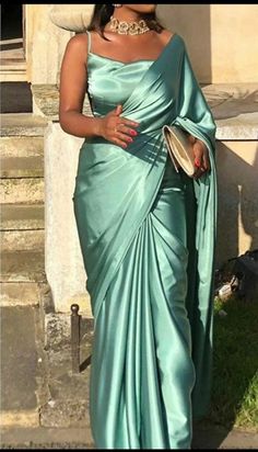 For More Latest Trending Women's outfits Just Click on the below link, https://www.etsy.com/in-en/shop/PIXAWORLD Beautiful Designer Bollywood Style Saree on Premium Pure Soft Satin Silk. 👉Saree * Fabric :- Pure Soft Satin Silk. * Embellishment :- Plain. * Color :- As shown. * Length :- 5.5 Mtr. 👉Blouse * Fabric :- Pure Soft Satin Silk. * Color :- As Shown. * Size :- 0.80 M. * Embellishment :- Plain. * Type :- Un-stitched. * Color Customization available. * Wash Care :- First Wash Dry Clean. * Quality:- Quality Product. * Occasion:- Festival, Party-wear, Wedding, Ceremony. Made to Measure Order Note :- Kindly message me. I will guide how to take measurements. Charges may be extra. Please Note: 1. The Shades May Vary Slightly from The Colors Displayed On Your Screen. 2. There Might Be Slig Wedding Fits, Asian Clothing, Saree Ideas, Slides Outfit, Saree Wearing, Sarees For Girls, Saree Wearing Styles, Indian Sari Dress, Modern Saree