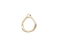 Amoracast 14K Satin Gold (plated) Sterling Silver Organic Circle Charm 14x12mm Small Hoop Brass Jewelry With Charms, Brass Small Hoop Jewelry With Charms, Nickel-free Gold Open Circle Jewelry, Gold Brass Open Circle Jewelry, Dainty Brass Jewelry, Minimalist Brass Jewelry With Charms, Gold Minimalist Earrings With Charms, Metal Animal, Stylish Earrings