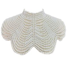 PRICES MAY VARY. Title: nengzhuzu Women Imitation Pearl Beaded Bib Choker Necklace Body Chain Shawl Collar Jewelry. Product Type: Departments > Women > Jewelry > Body Jewelry > Body Chains Beaded Body Chain, Pearl Bib Necklace, Body Chains, Bib Collar, Statement Choker, Beaded Collar, Choker Style, Collar Jewelry, Wedding Jewelry Sets