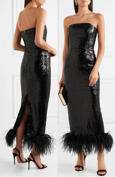 New Years Eve Gown, Vintage Hollywood Glamour Dress, Feather Dress Outfit, Sequin Party Dress Classy, Mascarade Party Outfit Dresses, Outfits For New Years Eve, Party Outfits 2023, New Years Eve 2023, Hollywood Glamour Dress