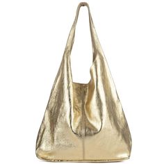 The Gold Metallic Leather Hobo Bag, is a cherished addition to our collection. Skillfully crafted from gold metallic soft leather. The shoulder strap has been thoughtfully designed for a snug fit under your arm and a popper closing keeps it nice and secure. Inside, you'll find a convenient interior zipper pocket to store your phone and other small essentials. Gold Metallic Leather Hobo Bag Details: Shoulder hobo bag Popper closing Designed in London & New York 100% Leather Silver hardware Dimensions: H: 32cm ( not inc strap) , W: 34cm, D : 16cm Handle drop 38cm Bag Details, Leather Frames, Hobo Shoulder Bag, Gold Handbags, Leather Hobo Bag, Leather Silver, Leather Hobo, Women Accessories Bags, Boots For Sale